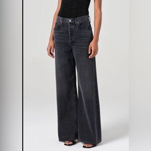 Agolde Dame High Rise Wide Leg Jean in Hitch Size 27